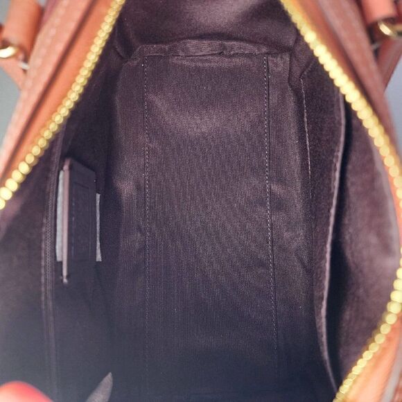 NWT COACH CH214 Lovely Butterfly Rowan Satchel Crossbody Canvas Leather - Picture 8 of 8